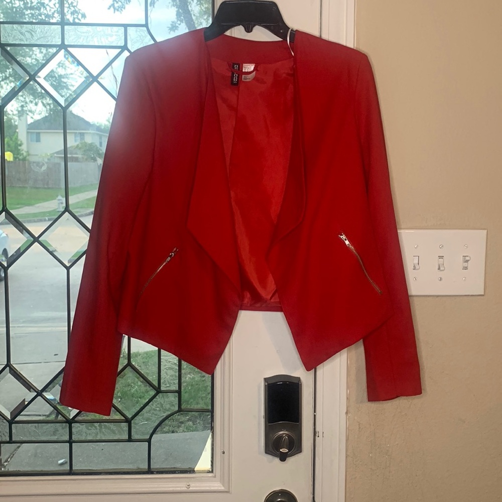 Red blazer